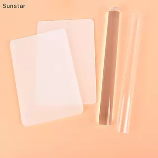 Sunstar Solid Clay Rolling Pin ลูกกลิ้งดินอะคริลิค DIY Modelling Clay เครื่องมืออุปกรณ์เสริม