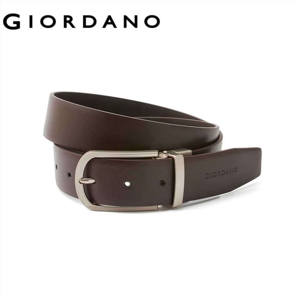 GIORDANO MEN Genuine split leather pin buckle belt​ 01136521