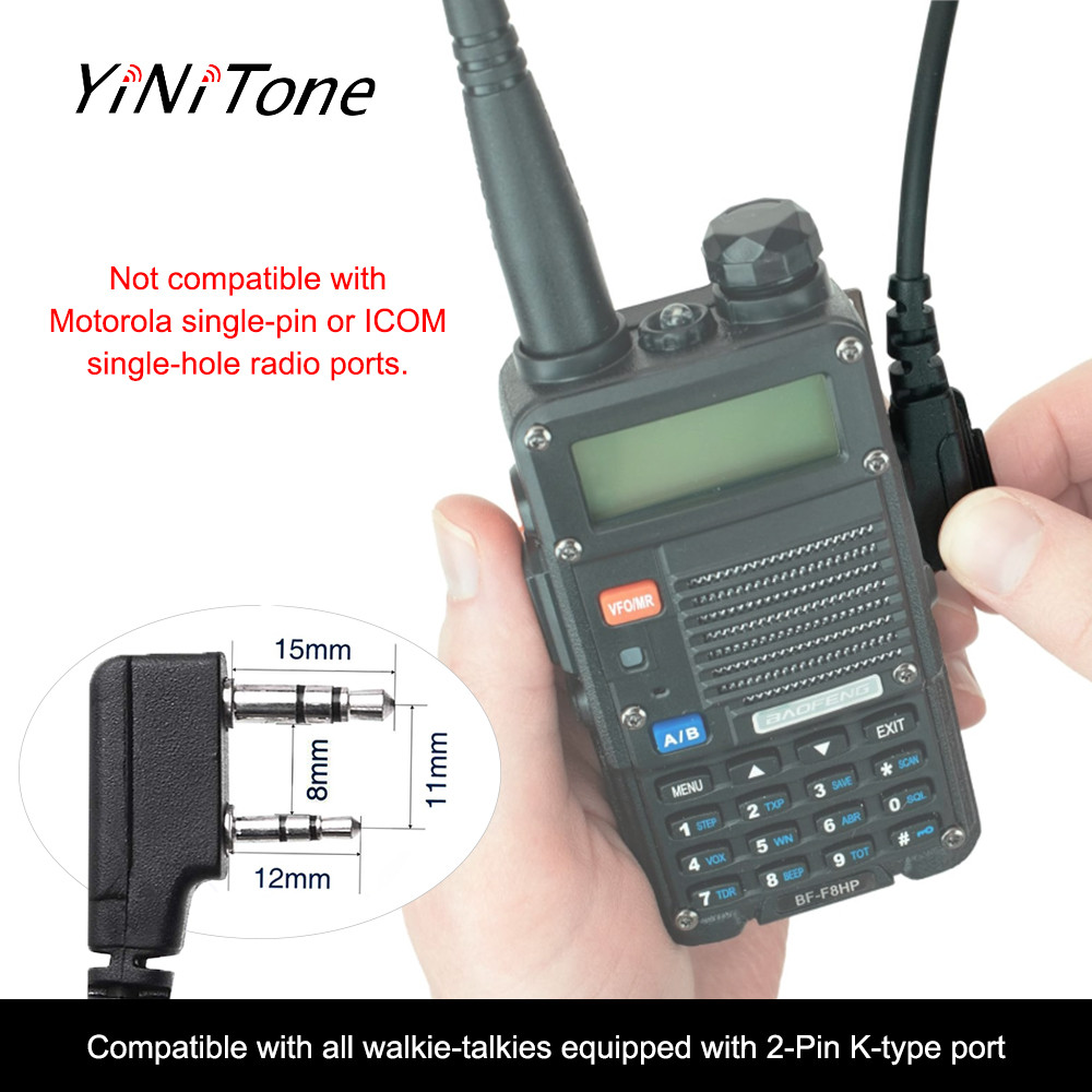 YiNiTone FTDI FT232RL USB เขียนความถี่สาย, 2 ขา K หัว KPG-22, ทํางานร่วมกับ PC03 สําหรับ Baofeng UV-