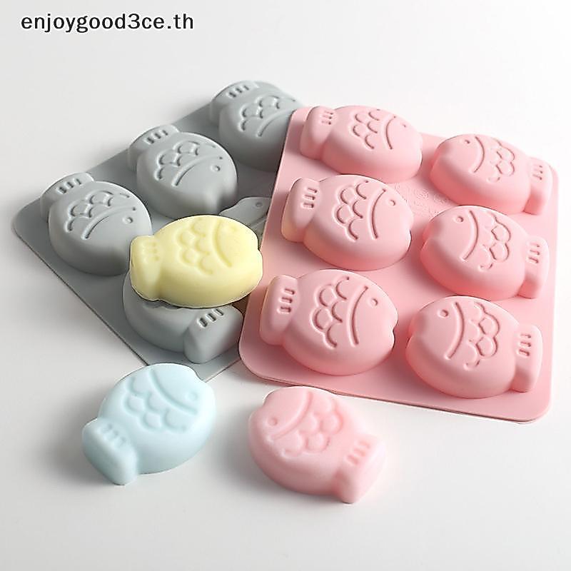 L&Z แม่พิมพ์ซิลิโคน สบู่ทํามือ Mould Diy ทรงกลมรูปปลารูปแบบทําเทียนสบู่