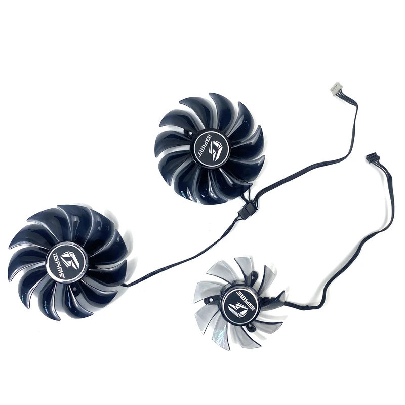 ใหม่ 85 มม.75 มม.4PIN PVA080E12R iGame RTX2080 2070 2060 1660 ขั้นสูง GPU พัดลมสําหรับสีสัน RTX2080 