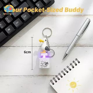LAN 3D การ์ตูน Seagull Custom Keycap Squeaky เสียงซิลิโคน Key Cap สําหรับเล่นเกมคีย์บอร์ด TH
