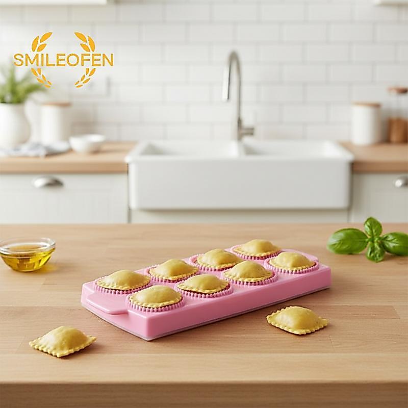 [Smileofen] แม่พิมพ์พาสต้า Tortellini Ravioli Cutter Dumpling Press Set เครื่องครัวสําหรับครอบครัวที