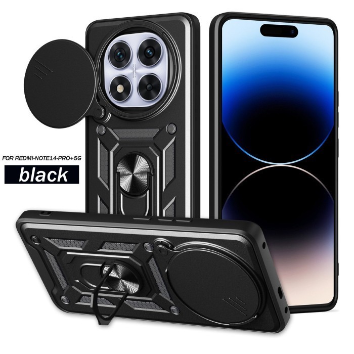 CASE POCO X7 / X7 PRO / POCO X6 / X6 PRO / POCO M6 / POCO M6 PRO IRING CASE MILITARY SLIDE CAMERA