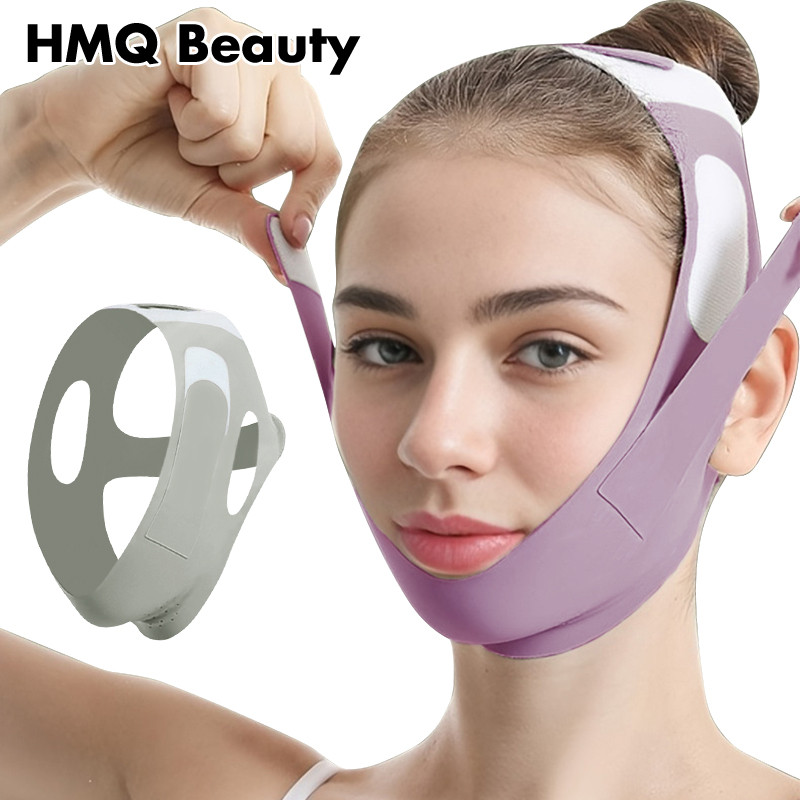 V-Shaped Face Lifting Bandage Double Chin Cheek Lifting Up Anti Wrinkle Sleep Mask