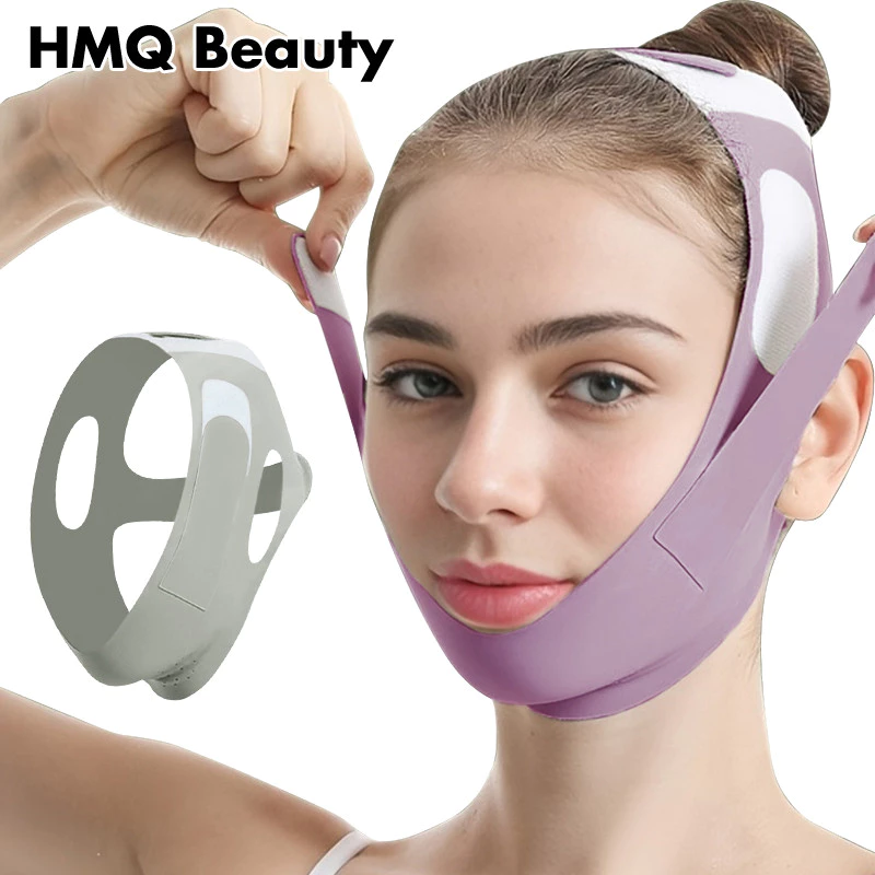 V-Shaped Face Lifting Bandage Double Chin Cheek Lifting Up Anti Wrinkle Sleep Mask