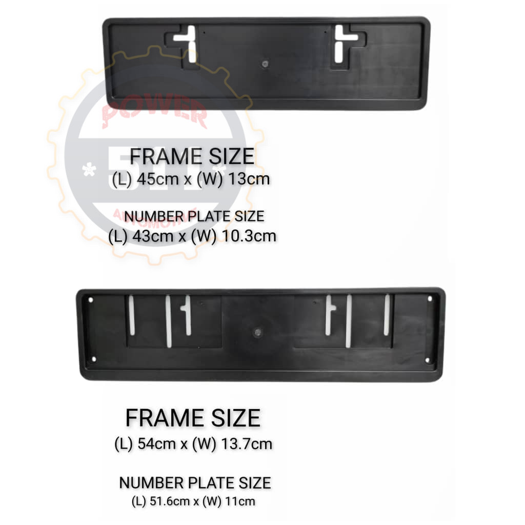 Toyota Honda Nissan Proton Perodua Car Number Plate Cover Garnish Car Number Plate / Number Plate Co