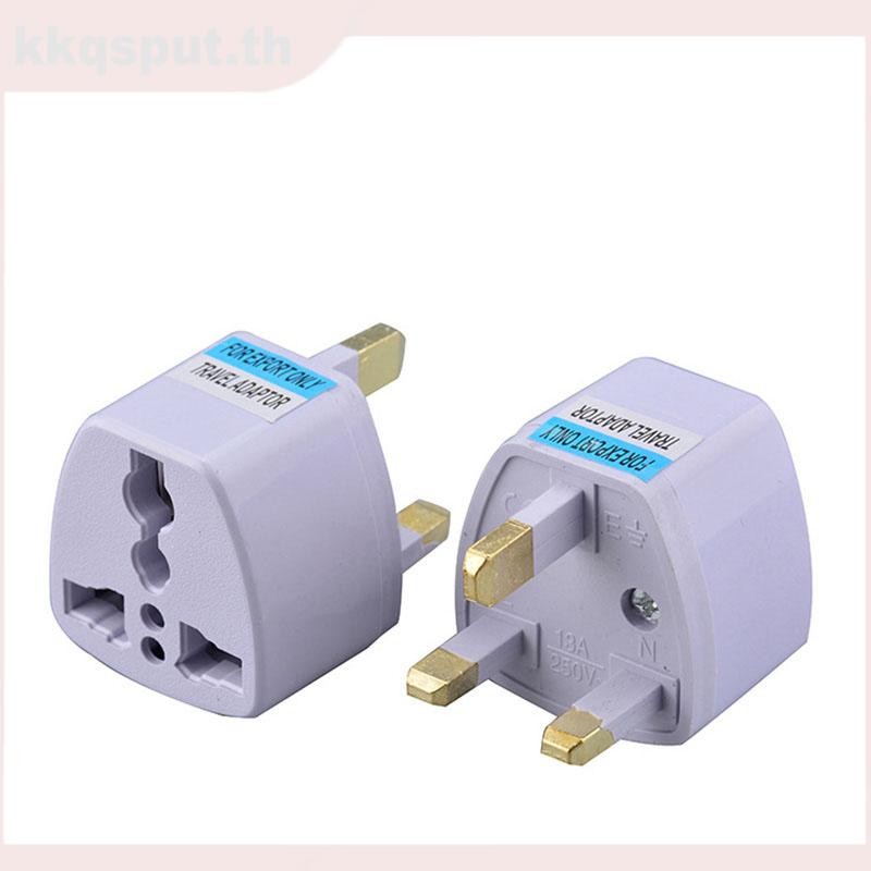 Universal EU US AU ถึง UK 3 Pin AC Power Socket Plug Travel Wall Charger Outlet Adapter Converter Co