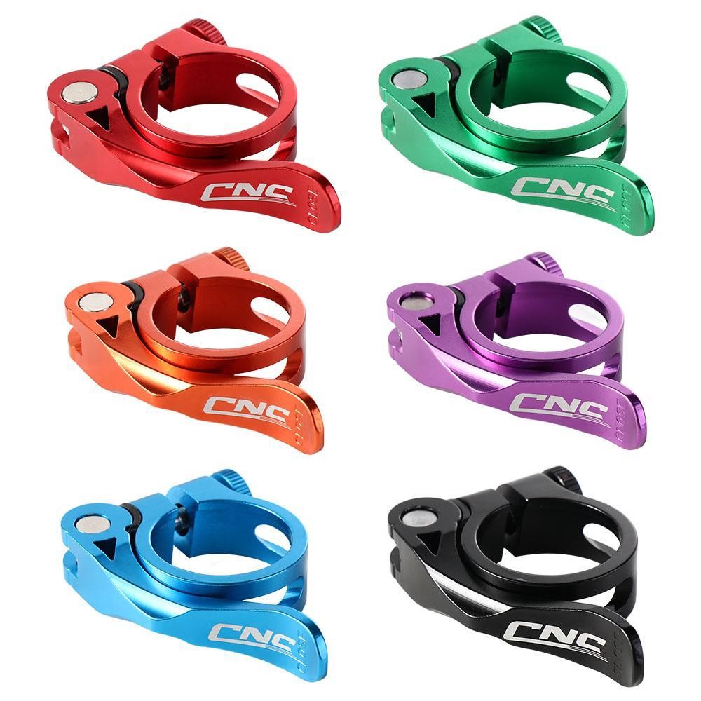 Aaron1 จักรยาน Seat Clamp อุปกรณ์เสริมจักรยาน Ultralight จักรยาน Seatpost Clamp 31.8 มม./34.9 มม.อลูมิเนียม Quick Release Clamp - รูปที่ 2