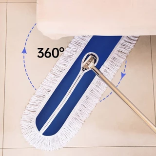 NIMENG ผ้าเปลี่ยนไม้ถูพื้นแบน, Heavy Duty 40/60/80/100/120 ซม.หัวม็อบขนาดใหญ่,นํามาใช้ใหม่ล้างทําความสะอาดได้ผ้าฝ้ายฝุ่นหัวม็อบเติมสําหรับกรอบม็อบขนาดมาตรฐาน