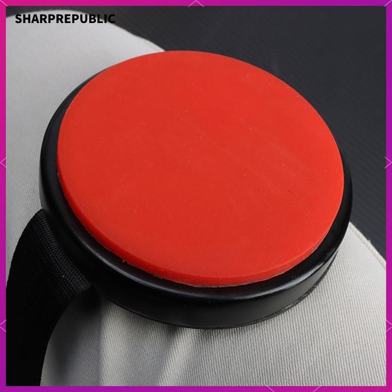 [Sharprepublic] Practice Drum Pad Silent Drum Pad Accessory Non Slip Adjustable Strap Drum Noise