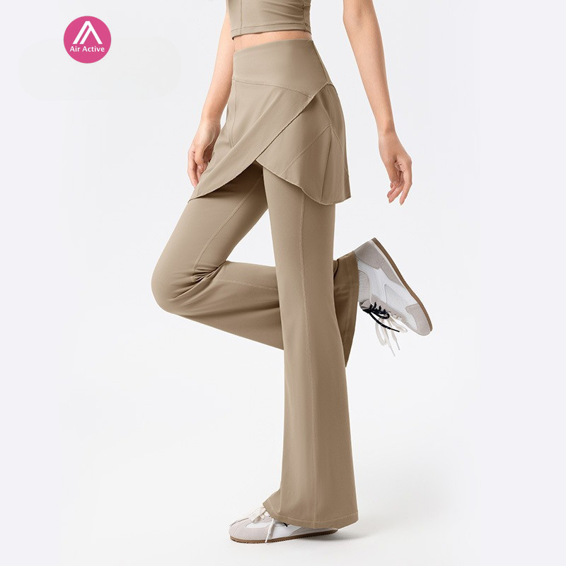 AirActive Yoga Sports Pants Flared Pants High Waist 2 In 1 Design Fitness Or Daily Wear