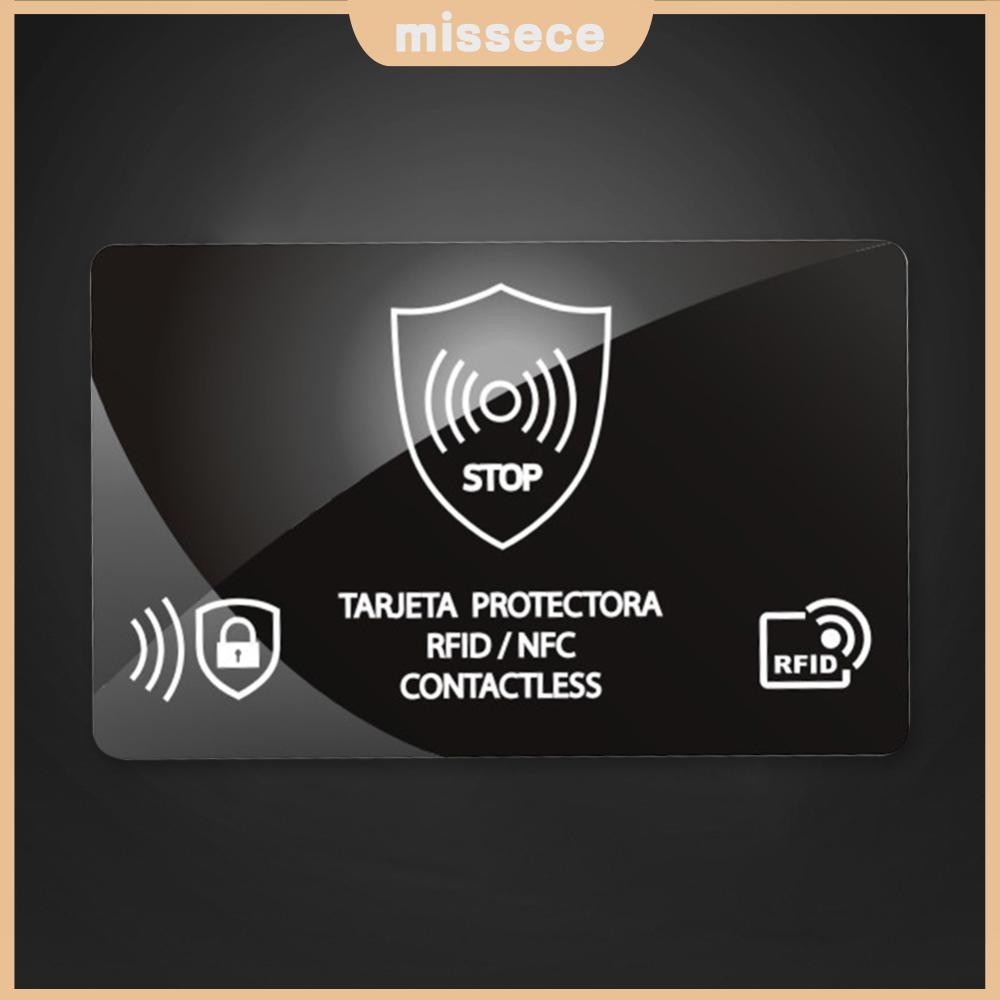 5 ชิ้น RFID Blocking Card One Card ป้องกันยางกระเป๋าสตางค์ NFC Debit บัตรเครดิตหนังสือเดินทาง Protec