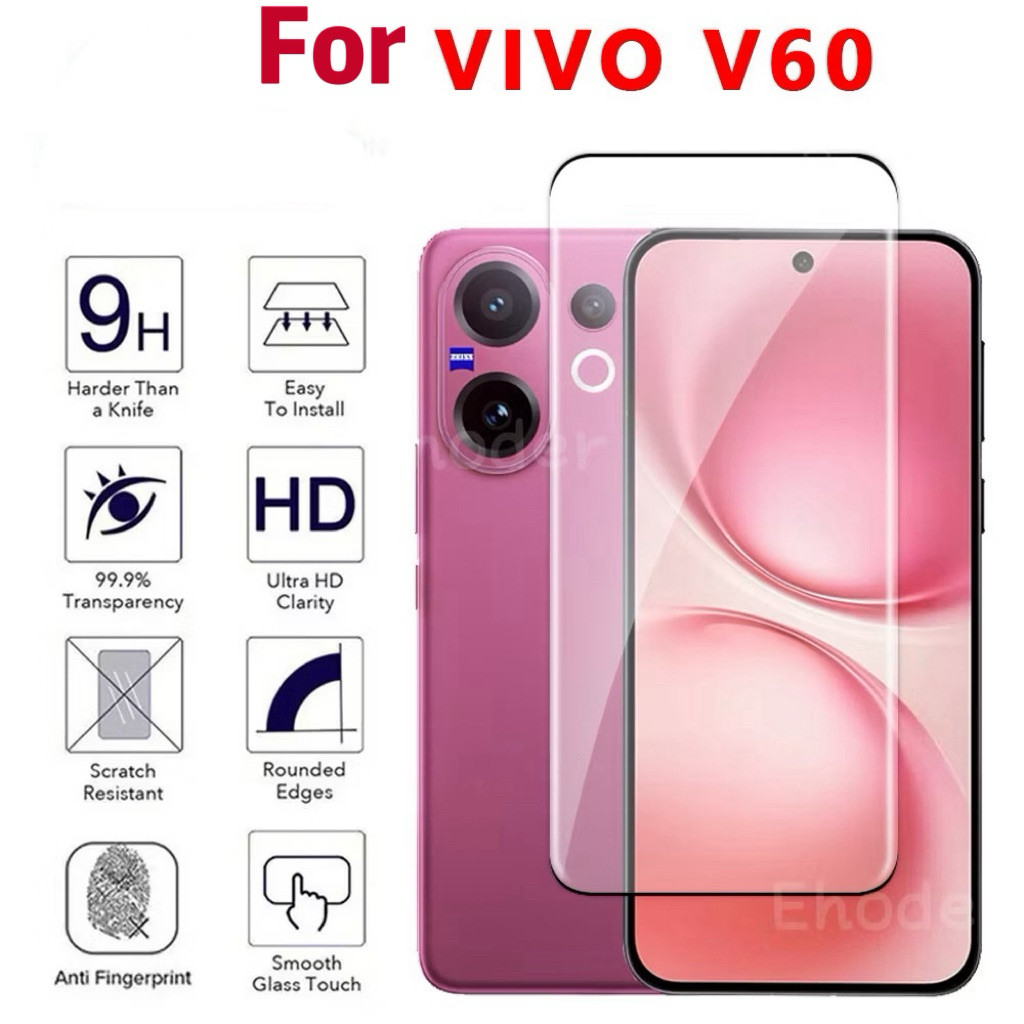 ฟิล์มกระจกเต็มจอ สำหรับ Vivo V60 / V50 / V40 / V30 / V30E / V29 / V27pro / V25pro