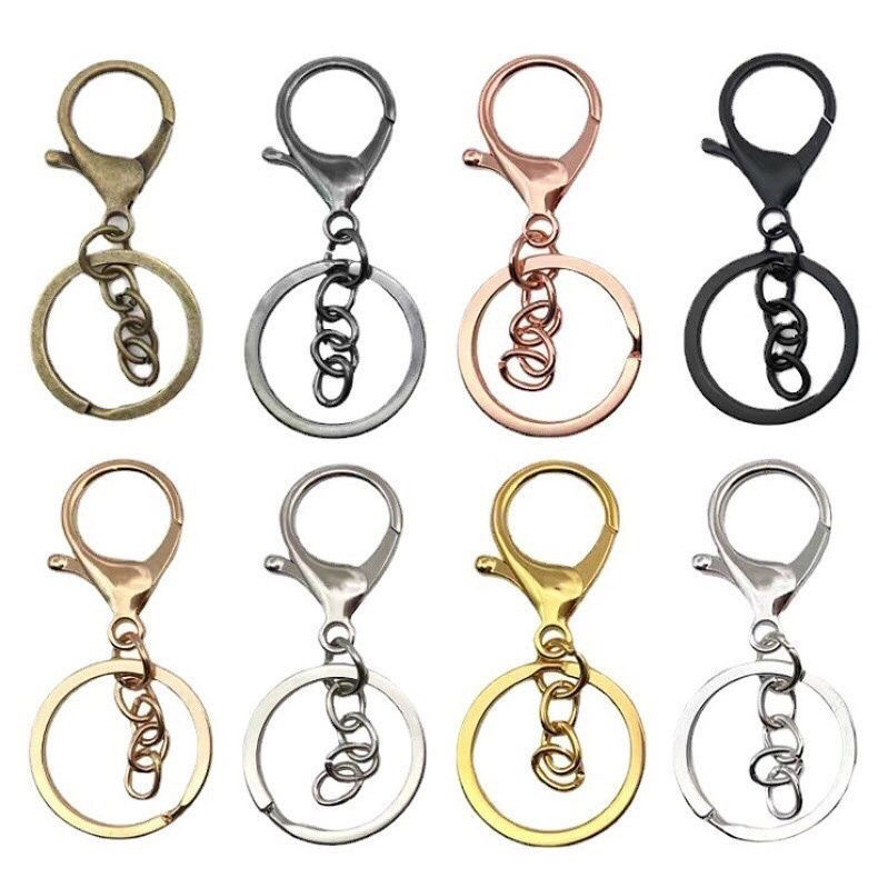 D22 โลหะกุ้งก้ามกรามพวงกุญแจจี้ Handmade ชุดสามชิ้น DIY เครื่องประดับอุปกรณ์เสริมกระเป๋าจี้ฟรีเปิดแห