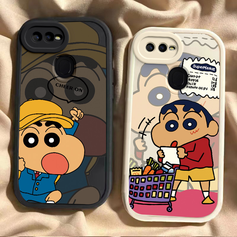 เคสoppo a3x oppo a3x เคส Crayon Shin-Chan เหมาะสําหรับ oppoA7x เคสโทรศัพท์ A7x กรณี oppo สไตล์ใหม่ P