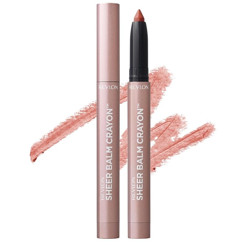 Revlon Sheer Balm Crayon 011 Nudie Mauve (Color Image: Pink Mauve) Lip Color Lip Liner Lip Balm 1.1g