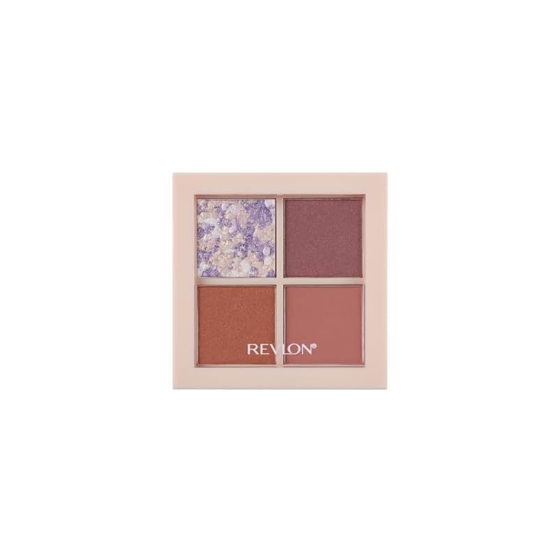 Revlon Dazzle Eyeshadow Quad 007 Jewel Moon Color Image: Plum Pink Japan Development Eyeshadow 3.0g