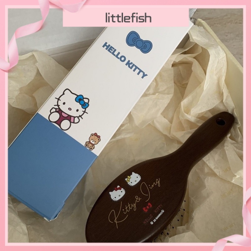 [Littlefish] Japan Hello Kitty Bristle Comb ญี่ปุ่นสไตล์เดียวกัน Co-Branded Bristle Comb Influencer หวีนวด Air Cushion Comb