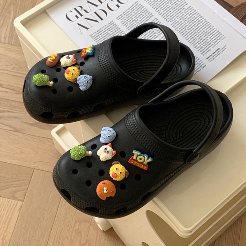 icy แบบใหม่ รองเท้าแตะแฟชั่นแบบสวมหัวโต รุ่นนี้ใครเท้าอวบบอกเลยว่าต้องเผื่อไซซ์ เค้าทำมาไม่ใหญ่มาก พื้นนิ่ม ใส่สบายX099 - รูปที่ 7