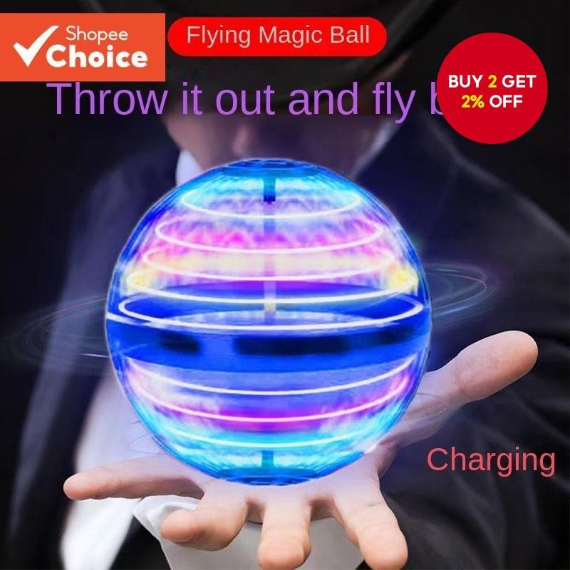 Ufo อัจฉริยะเหนี่ยวนํา Flying Ball Magic Flying Ball หมุน Magic Magnetic Levitation เทคโนโลยีสีดําขอ