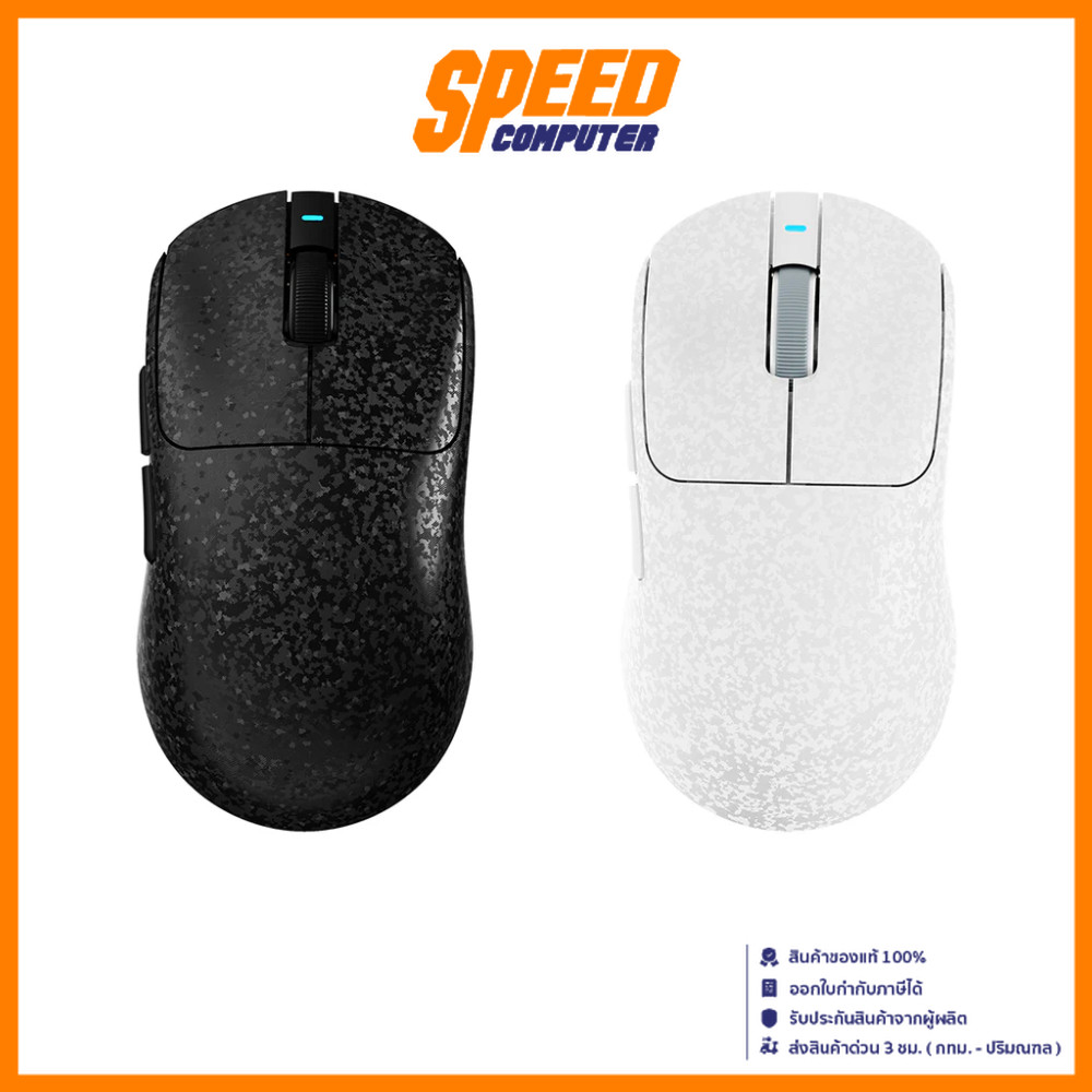 AJAZZ AJ199 | WIRED + 2.4GHZ + BLUETOOTH 24,000DPI 500mAh CARBON Black & White | Mouse (เมาส์) By Sp