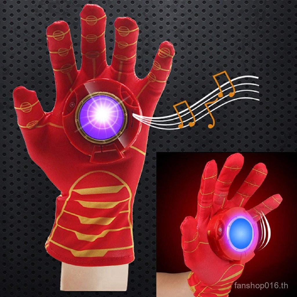 ถุงมือคอสเพลย์ธีม Iron Man สำหรับผู้ชาย