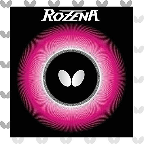 Butterfly Table Tennis Rubber Rozena 06020 Red Thick- Shipping from Japan -
