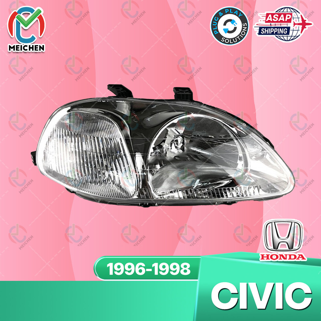 สําหรับ HONDA CIVIC EK3 EK4 SO3 SO4 EK EJ 96-01 ไฟหน้าไฟหน้าไฟหน้าไฟหน้าไฟหน้าไฟด้านหน้า