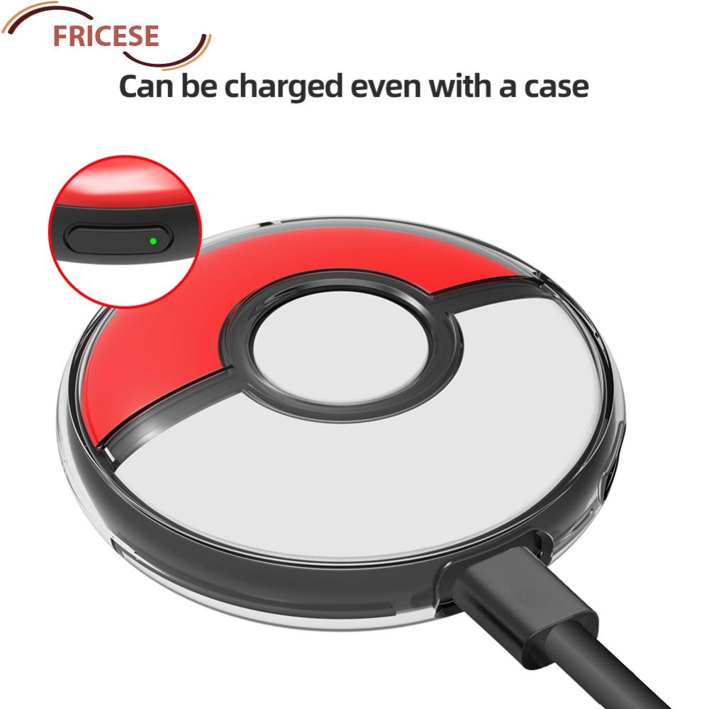 เคสใสพร้อมเชือกมือใสป้องกันเคสแข็งพีซีสําหรับPokémon Go Plus + Crystal [Fricese.th]