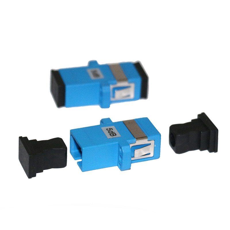 Optical Fiber Attenuator sc-sc Coupler 5dB10dB Fixed SC Flange Attenuator Optical Fiber Connector SU