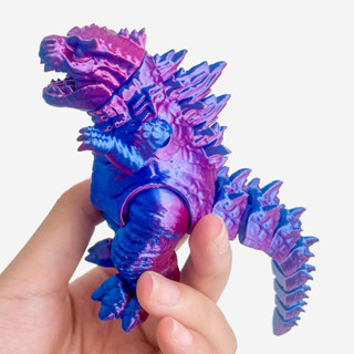 โมเดลสร้างสรรค์ Godzilla พิมพ์ 3D - ตุ๊กตามอนสเตอร์พร้อมคุณส…