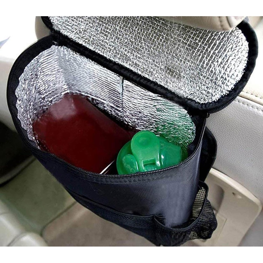 AUTOARK Standard Car Seat Back Organizer,Multi-Pocket Travel Storage Bag (การกระจายความร้อน),AK-002 