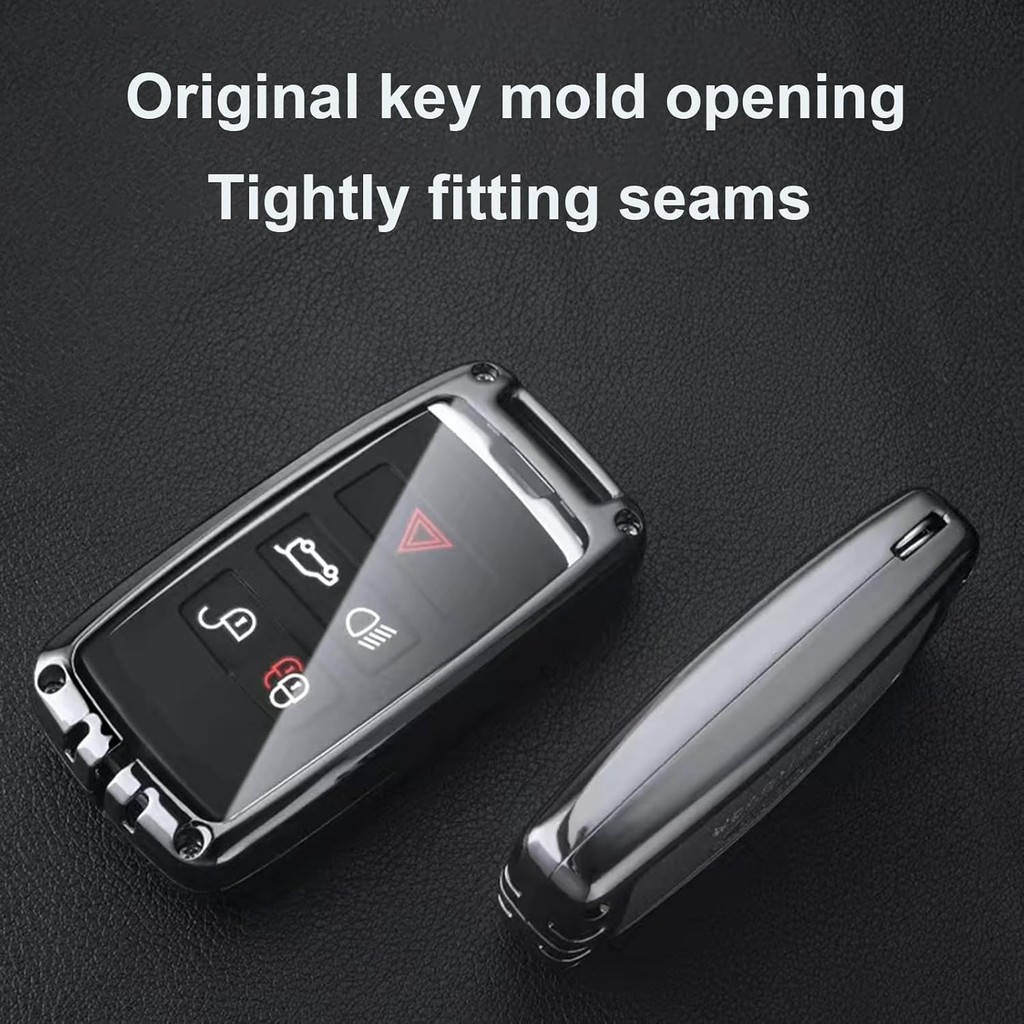 สําหรับเคสป้องกันกุญแจหนัง Land Rover พร้อมพวงกุญแจ (B-style) KEUX