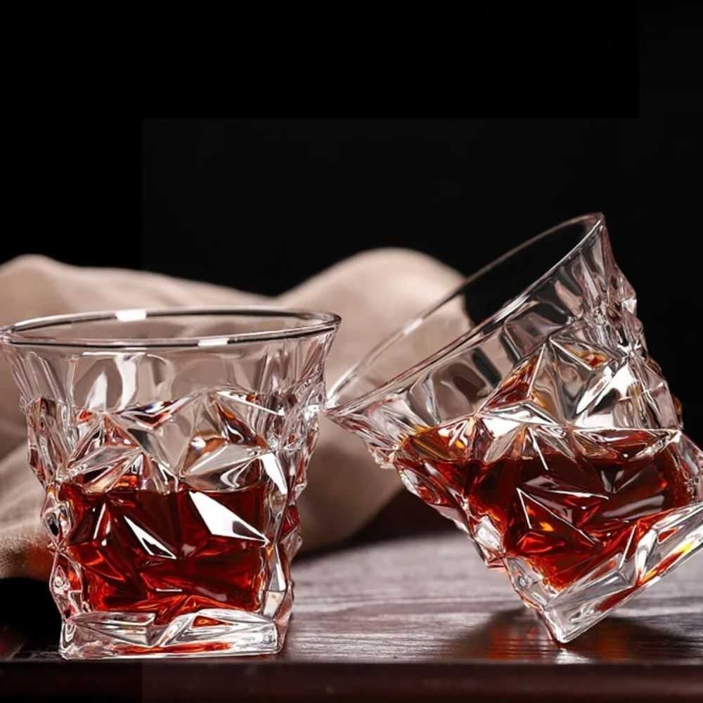 MRNSTRE Crystal Diamond Rock Glass แก้วค็อกเทล Whisky 300ml - YJ103