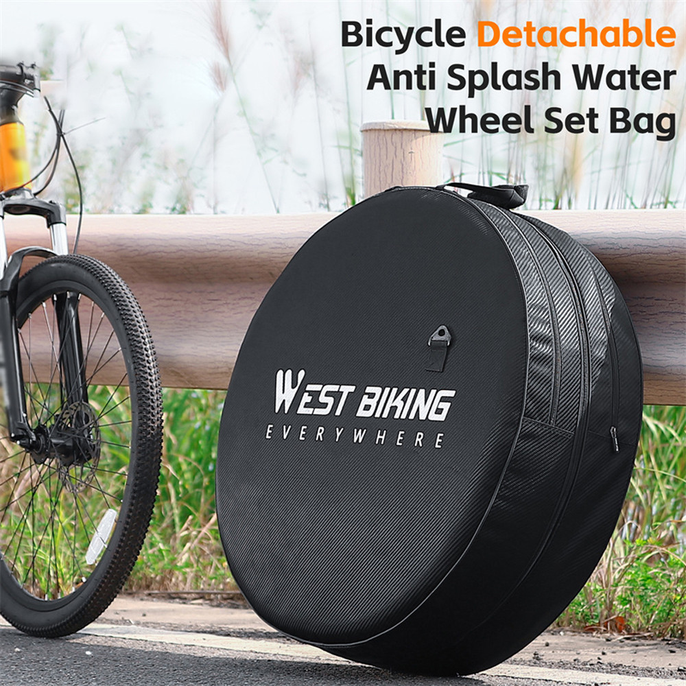 ชุดเก็บของ Bike Wheel Wheel Set Portable สำหรับ 26-29in ในจักรยานที่ถอดออกได้