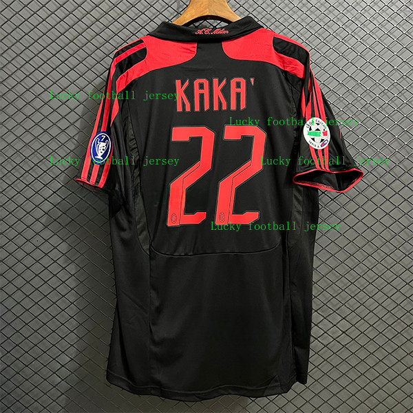 เสื้อยืดทีม AC Milan ย้อนยุค 2007/08 แบบของ KAKA คุณภาพดี