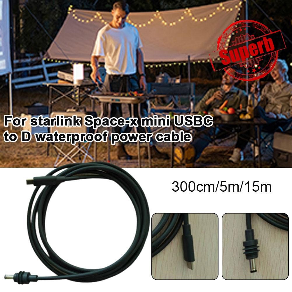 สําหรับ Starlink Space-x Mini Usbc-to-d กันน้ํา Mini 46m สายไฟ Dc 5m Spx K4j1