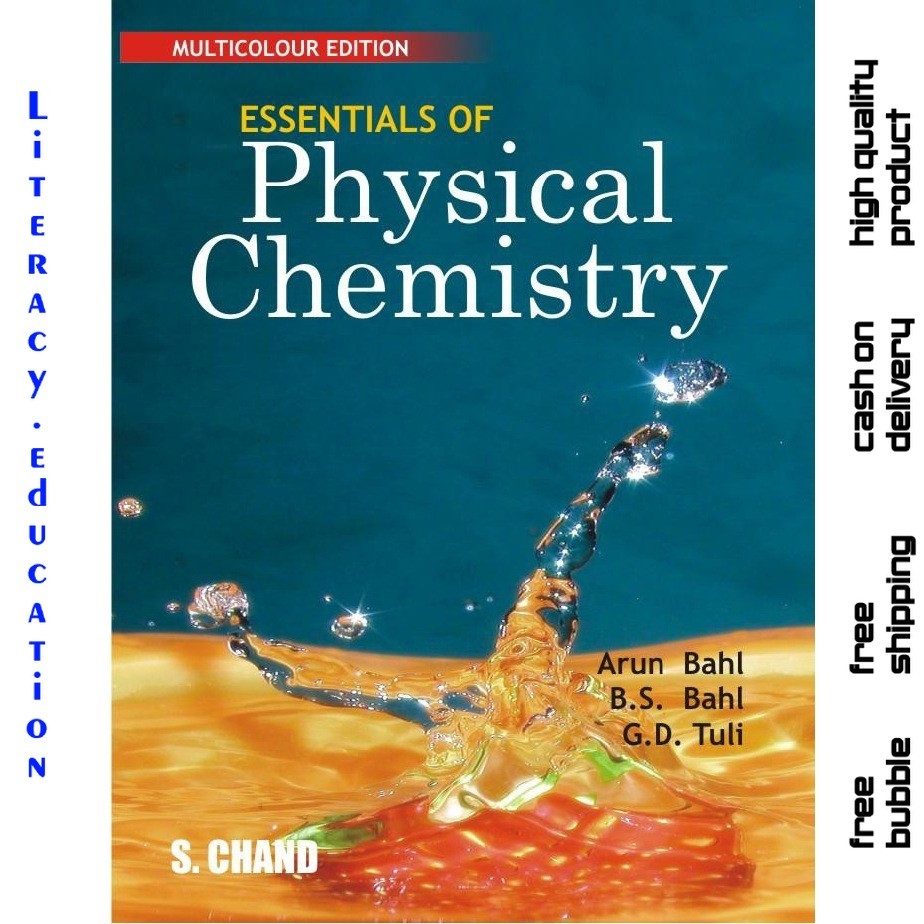 ESSENTIALS OF PHYSICAL CHEMICAL ARUN BAHL
