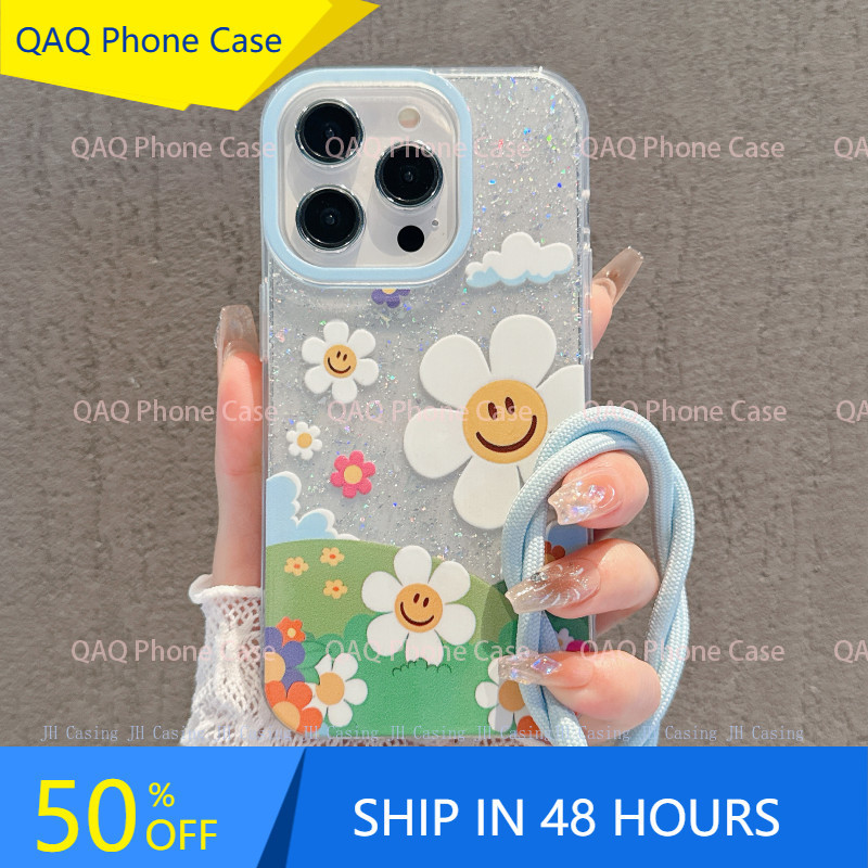 เข้ากันได้กับ ไอโฟน 16 Pro Max ไอโฟน 15 ไอโฟน 13 ไอโฟน 11 เคสโทรศัพท์กลิตเตอร์ใส SF0300~6#