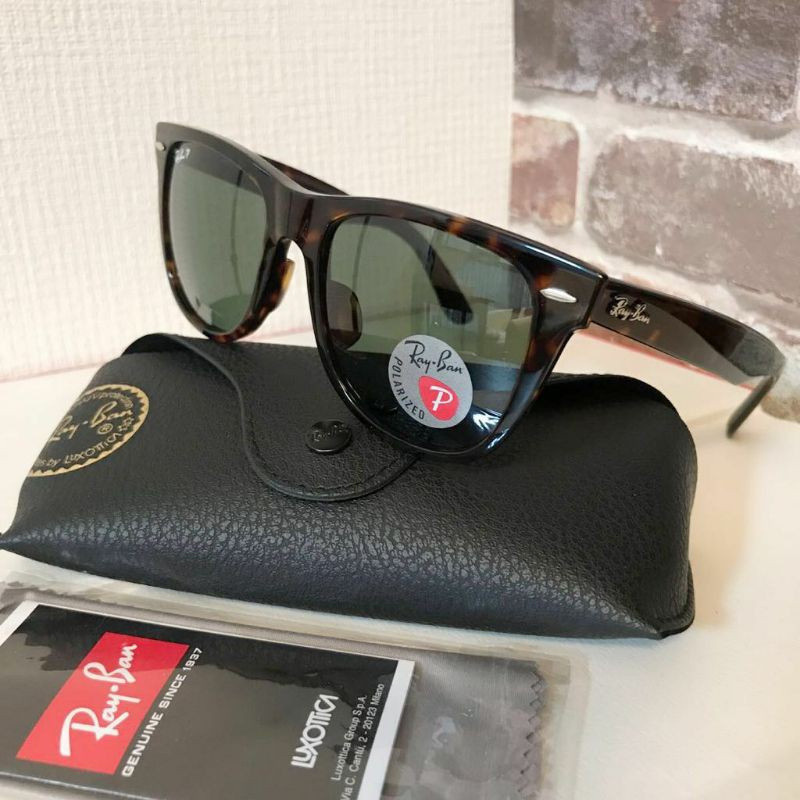 2021 ยอดนิยม Wayfarer Classic Luxottica Taly Polarized RB2140 902 58 51CX