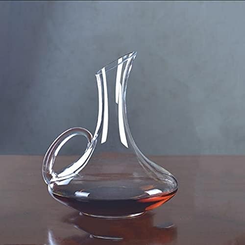 1500ML Big ขวดเหล้า Handmade คริสตัลไวน์แดงบรั่นดีแก้วแชมเปญขวดเหล้าขวดเหยือก Pourer Aerator สําหรับ