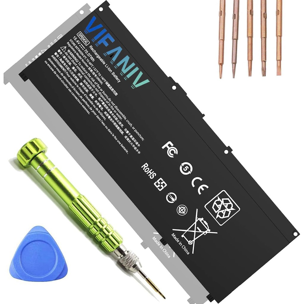 SR04XL SR03XL 917724-855 แบตเตอรี่สําหรับ HP Omen 15 15-CE0XX 15-DC0XX 15-CE198WM 15-CE015DX Pavilio