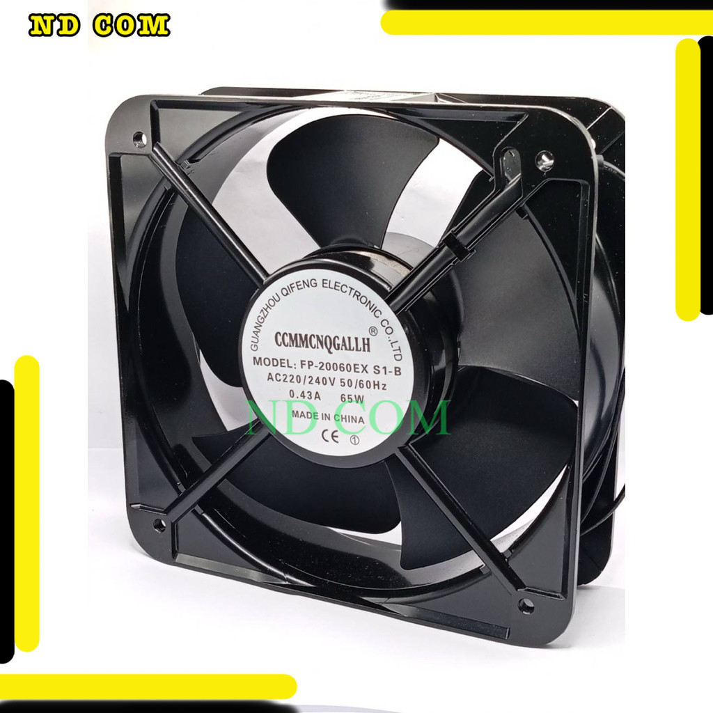 ส่งด่วนในวัน พัดลม 8นิ้ว สี่เหลี่ยม 220v 2สาย  MODEL: FP-20060EX S1-B AC220/240V 50/60Hz 0.43A 65W