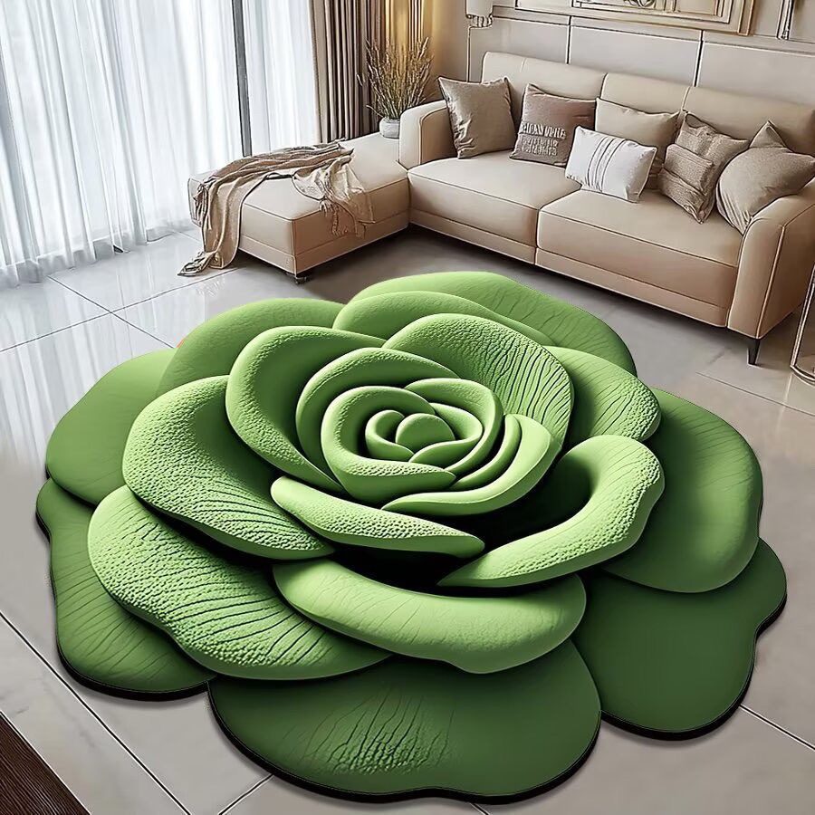 Diatom ooze#Flowers remai Bathroom Door Mat Water Absorption Drainage Mat8cc 3D Bedroom Floor Mat Be