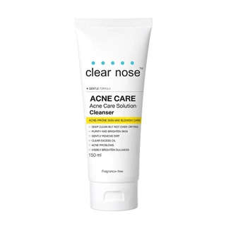 Clear Nose เคลียร์โนส แอคเน่ แคร์ โซลูชั่น คลีนเซอร์ 150 มล.