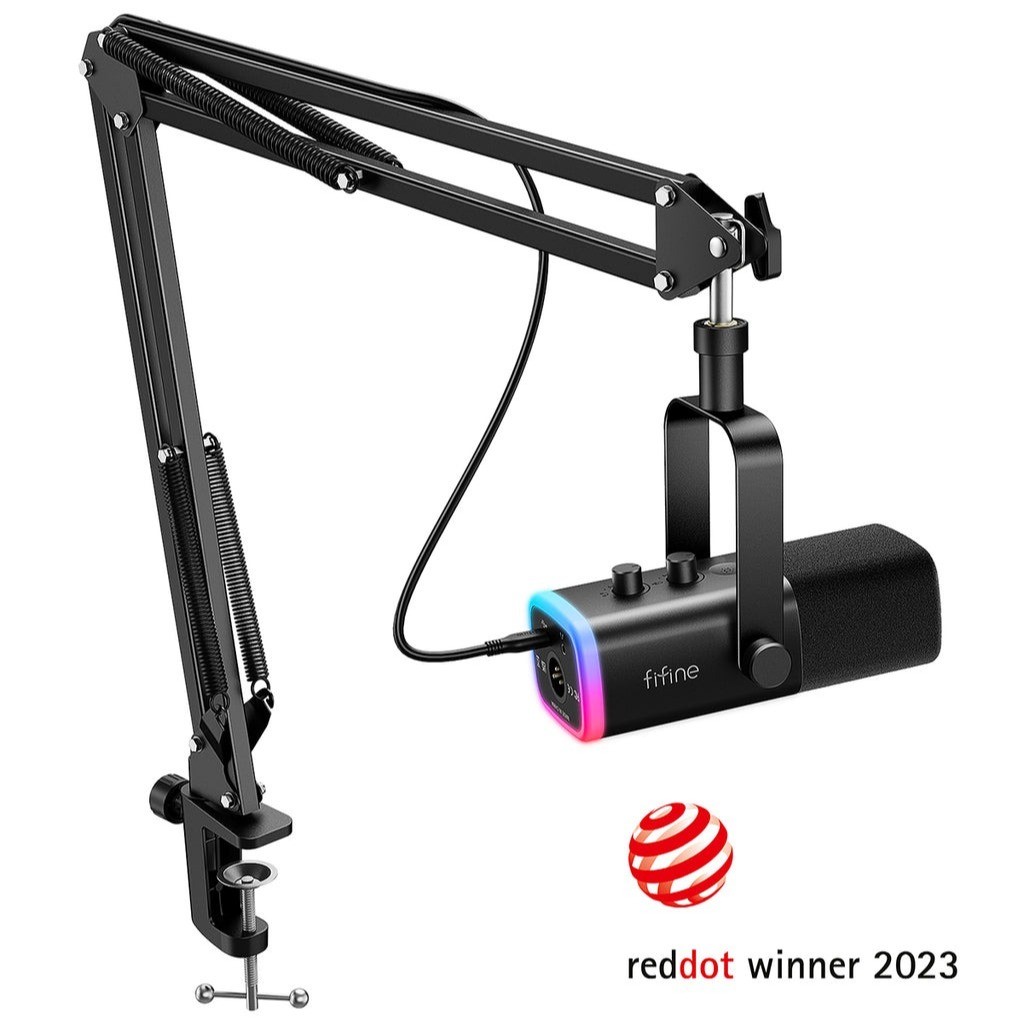 (มีส่งด่วน) FIFINE AM8 USB/XLR DYNAMIC MICROPHONE ไมโครโฟนไดนามิก AM8 USB Dynamic Mic - รูปที่ 2