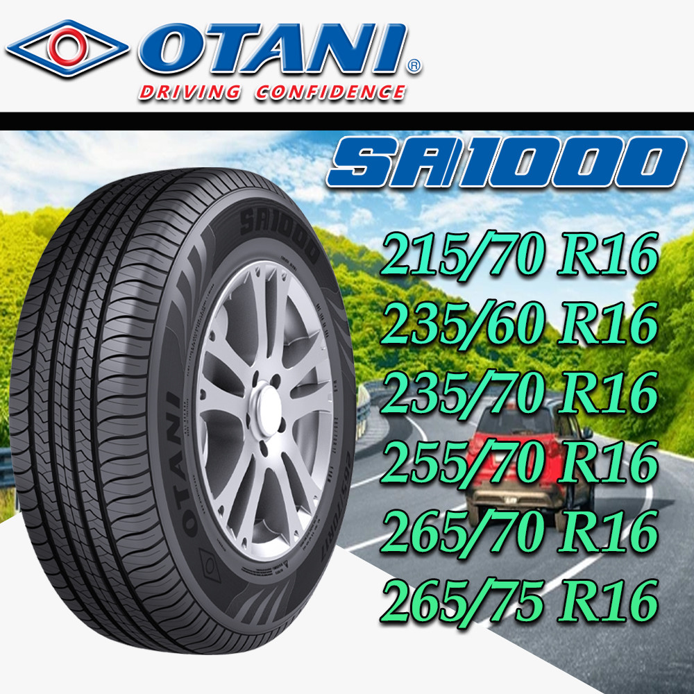 ยางรถยนต์ 265/75R16 ,265/70R16 ,255/70R16 ,235/70R16 ,235/60R16 ,215/70R16 ,245/70R16  รุ่น SA1000 O