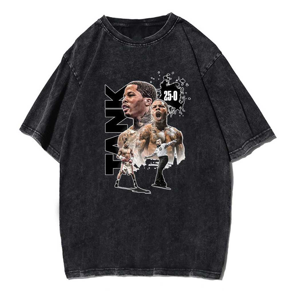 เสื้อยืด-tank Gervonta Davis สำหรับทุกเพศ สไตล์ฮาราจูกุ VS88S