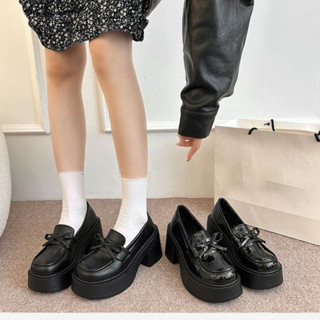 รองเท้าหนังผู้หญิงเกาหลี สไตล์แมรี่เจน เรียบง่ายและอเนกประสง…